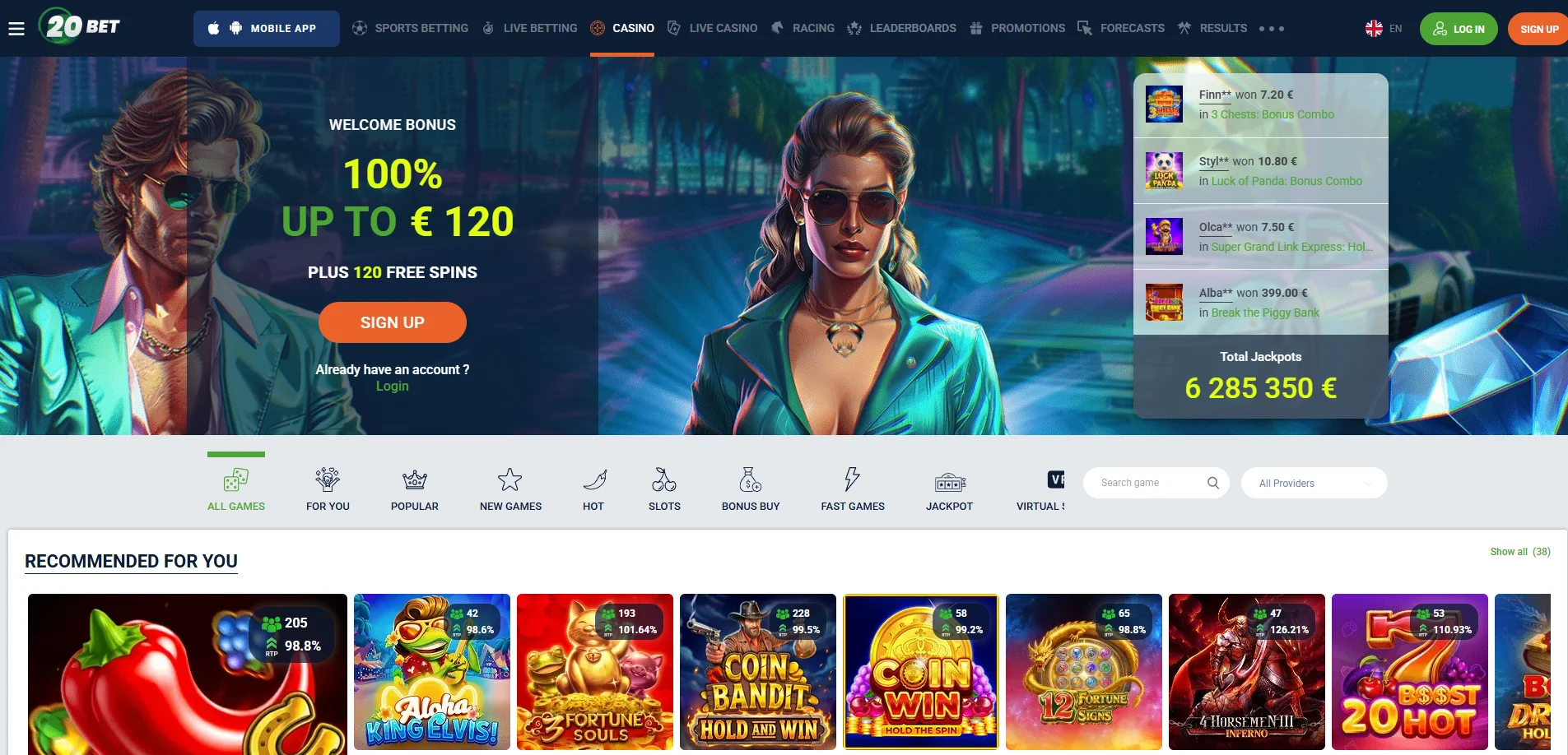 Utländska casinon och internationella operatörer